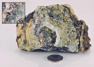 Marcasite / Quartz, Bryn y Rafr. (CWO) Bill Bagley Rocks and Minerals